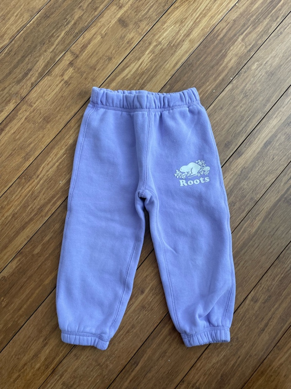 Roots Toddler 2T Lavender Fleece Joggers